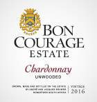 Bon Courage Wine Estate Unwooded Chardonnay 2016 Front Label