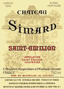 Chateau Simard Saint-Emilion (1.5L) 1986 Front Label