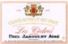 Jaboulet Chateauneuf-du-Pape Les Cedres Rouge (375ML half-bottle) 1996 Front Label