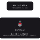 Malabaila Roero Arneis 2016 Front Label