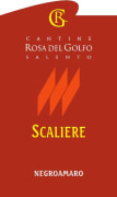 Cantine Rosa del Golfo Salento Salento Scaliere Negroamaro 2014 Front Label