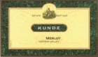 Kunde Merlot (1.5 L) 1995 Front Label