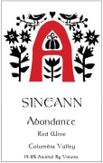 Sineann Abondante Red 2013 Front Label