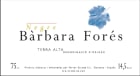 Celler Barbara Fores Negre 2013 Front Label