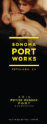 Sonoma Valley Portworks Aris Petit Verdot Port (375ML half-bottle) 2013 Front Label