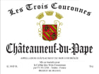 Cellier des Dauphins Les Trois Couronnes Cellier Des Dauphins Chateauneuf-du-Pape 2012 Front Label