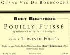 Domaine La Soufrandiere Pouilly-Fuisse Climat Terre de Fuisse 2012 Front Label