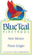St. Clair Blue Teal Vineyards Pinot Grigio 2010 Front Label