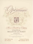 Chateau Bellevue La Foret Optimum 2006 Front Label