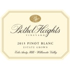 Bethel Heights Pinot Blanc 2015 Front Label