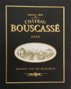 Chateau Bouscasse Madiran 2010 Front Label