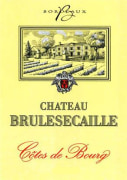 Chateau Brulesecaille Cotes de Bourg 2014 Front Label