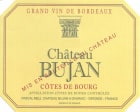 Chateau Bujan Cotes de Bourg 2014 Front Label