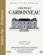 Chateau Carbonneau Sainte Foy Bordeaux Cuvee Sequoia 2011 Front Label