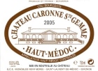 Chateau Caronne Ste Gemme Haut-Medoc 2005 Front Label