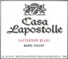 Lapostolle Sauvignon Blanc 2000 Front Label