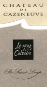 Chateau de Cazeneuve Pic Saint Loup Le Sang du Calvaire 2013 Front Label