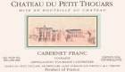 Chateau du Petit Thouars Touraine Rouge 2011 Front Label