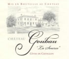 Chateau Goubau Cotes de Castillon La Source 2011 Front Label