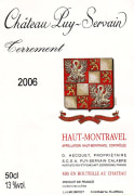 Chateau Puy Servain Terrement 2006 Front Label
