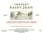 Chateau Saint-Jean - Chateauneuf-du-Pape Rhone 2009 Front Label