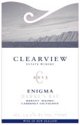 Clearview Estate Winery Enigma 2013 Front Label