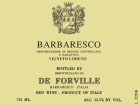 De Forville Barbaresco Vigneto Loreto 2009 Front Label