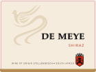 De Meye Wines Shiraz 2012 Front Label