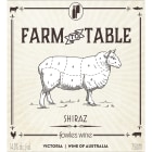 Fowles Wine Farm to Table Shiraz 2013 Front Label