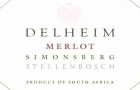 Delheim Wines Merlot 2013 Front Label