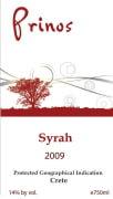 Diamantakis Winery Prinos Syrah 2009 Front Label