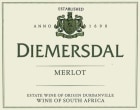Diemersdal Estate Merlot 2013 Front Label
