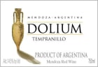 Dolium Winery Tempranillo 2005 Front Label