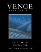 Venge Vineyards Late Harvest Zinfandel 2014 Front Label