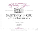 Domaine Bachey-Legros Santenay Clos Rousseau Vieilles Vignes Premier Cru 2006 Front Label