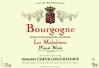 Domaine Chevillon-Chezeaux Bourgogne Les Maladieres Pinot Noir 2013 Front Label