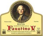 Faustino V Rosado 1999 Front Label