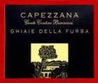 Capezzana Ghiaie della Furba 1998 Front Label