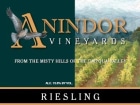 Anindor Vineyards Riesling 2007 Front Label