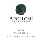 Apolloni Vineyards Pinot Gris 2014 Front Label
