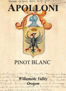 Apolloni Vineyards Pinot Blanc 2014 Front Label