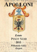 Apolloni Vineyards Pinot Noir 2012 Front Label