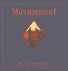 Enrico Santini Bolgheri Montepergoli Rosso 2001 Front Label