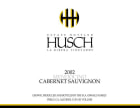 Husch La Ribera Vineyards Cabernet Sauvignon 2002 Front Label