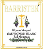 Barrister Winery Klipsun Vineyard Sauvignon Blanc 2015 Front Label