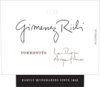 Gimenez Riili Torrontes 2012 Front Label