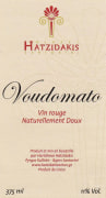 Hatzidakis  Voudomato 2008 Front Label