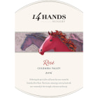 14 Hands Rose 2016 Front Label