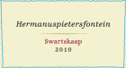 Hermanuspietersfontein Winery 1855 Swartskaap Cabernet Franc 2010 Front Label