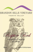 Brandon Hills Vineyard Raptor Red 2008 Front Label